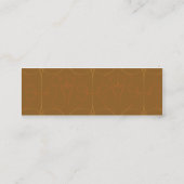 Brown Elegant - Skinny Mini Visitekaartje (Achterkant)