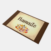 Brown en Cream Namaste Deurmat (Schuin)