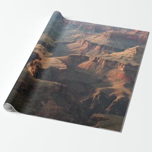BROWN- EN GRAY ROCK-FORMATIE CADEAUPAPIER (Uitgerold)