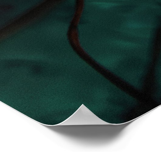 BROWN EN GREEN JELLYFISH POSTER (Hoek)