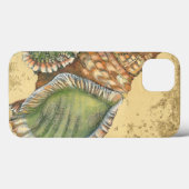 Brown en Green Seashell Case-Mate iPhone Case (Achterkant (horizontaal))