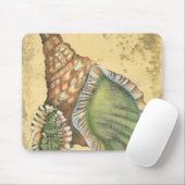 Brown en Green Seashell Muismat (Met muis)