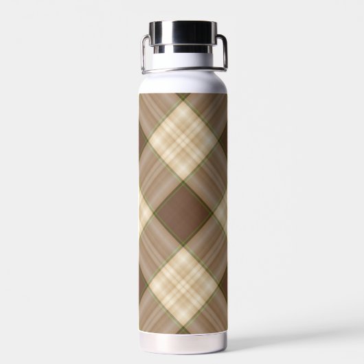 Brown en Tan Pset Waterfles (Achterkant)