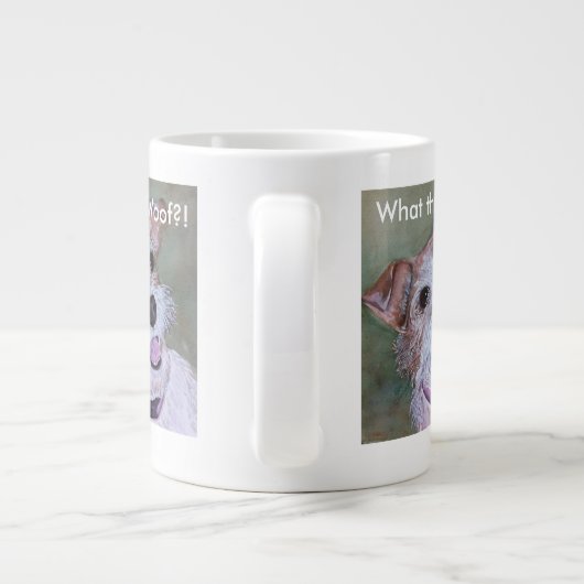 BROWN EN WHITE JACK RUSSELL | EXTRA GROTE MOK (Achterkant)