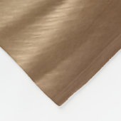 BROWN EN WITTE GESRIPTE TEXTIEL FLEECE DEKEN (Hoek)