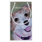 BROWN EN WITTE JACK RUSSELL | KLEIN CADEAUZAKJE (Achterkant)