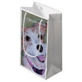 BROWN EN WITTE JACK RUSSELL | KLEIN CADEAUZAKJE (Voorkant Gekanteld)