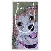 BROWN EN WITTE JACK RUSSELL | KLEIN CADEAUZAKJE (Voorkant)