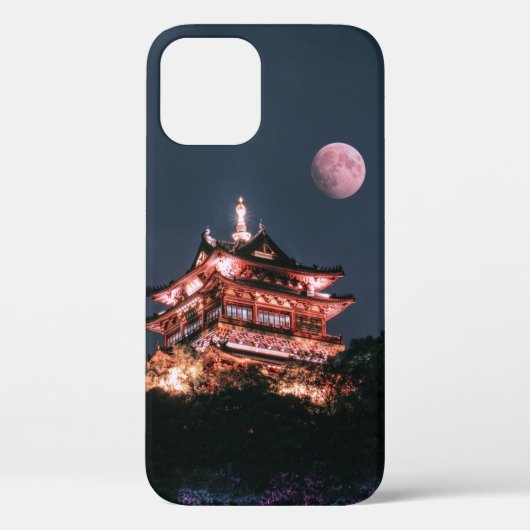 BROWN- EN WITTEMPEL ONDER VOLLEDIGE KANT Case-Mate iPhone CASE (Achterkant)