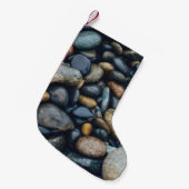 BROWN EN ZWARTE STONEN KLEINE KERSTSOK (Voorkant (Hangend))
