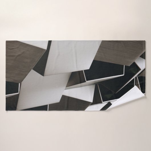 BROWN EN ZWARTE WALL DECOR BADHANDDOEK (Badhanddoek)