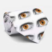 Brown Eye Art Stropdas (Opgerold)