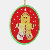Brown-Eyed Gingerbread Boy Ornament (Rechts)
