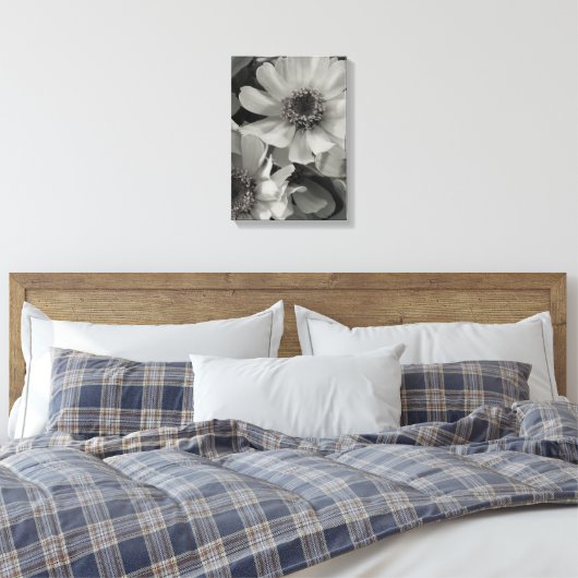 Brown Eyed Susan Flowers Canvas Afdruk (Insitu (Slaapkamer))