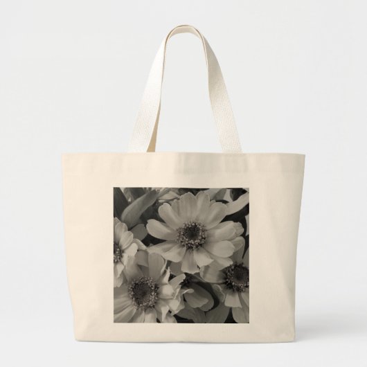 Brown Eyed Susan Flowers Grote Tote Bag (Voorkant)