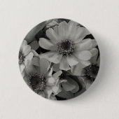 Brown Eyed Susan Flowers Ronde Button 5,7 Cm (Voorkant)