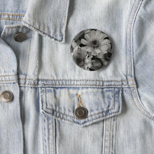 Brown Eyed Susan Flowers Ronde Button 5,7 Cm (In situ)