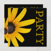 Brown Eyed Susan Invitation Kaart (Voorkant / Achterkant)