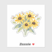 Brown Eyed Susan Waterdicht Sticker (Vel)