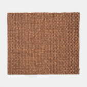brown fabric texture for background fleece deken (Voorkant (Horizontaal))