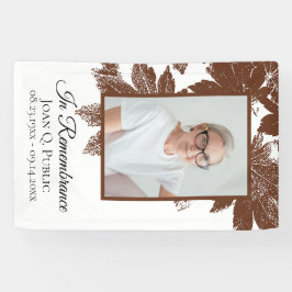 Brown Fall verlaat begrafenisfeest Spandoek