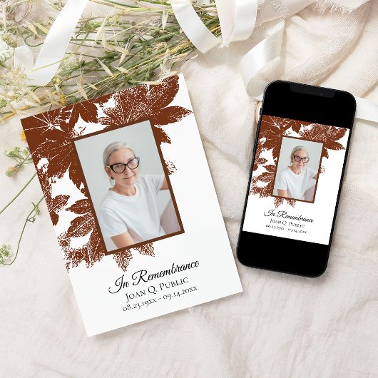 Brown Fall verlaat Jubileum Kaart