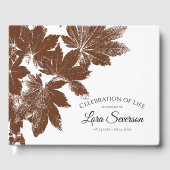 Brown Fall verlaat viering van het levensmonument Gastenboek (Voorkant)