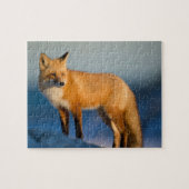 Brown Fox Jigzaag Puzzle Legpuzzel (Horizontaal)
