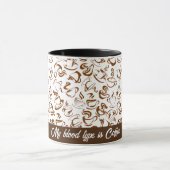 Brown Funny Coffee Mok (Midden)