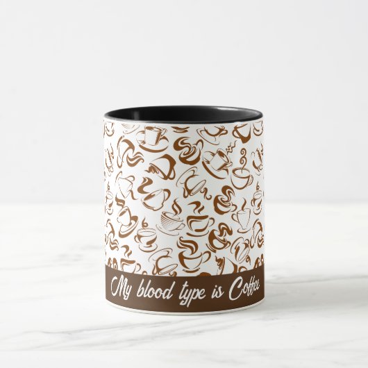 Brown Funny Coffee Mok (Midden)