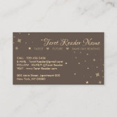 Brown Future Tarot Reader Visitekaartje (Achterkant)