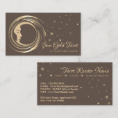 Brown Future Tarot Reader Visitekaartje (Voorkant / Achterkant)