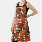 Brown Gingham Check Mushroom Mix Schort (Insitu)