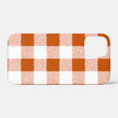 Brown Gingham Check Pattern Case-Mate iPhone Case (Achterkant (horizontaal))