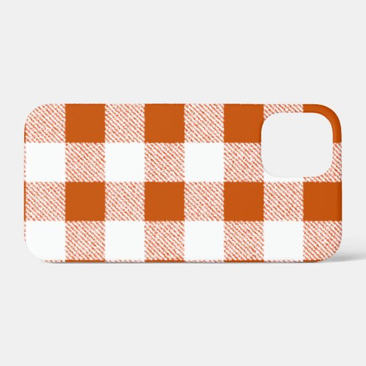 Brown Gingham Check Pattern Case-Mate iPhone Case (Achterkant (horizontaal))
