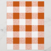 Brown Gingham Check Pattern Flyer (Voorkant)