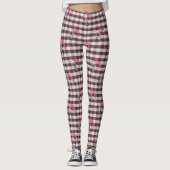 Brown Gingham Leggings (Voorkant)