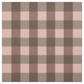 Brown Gingham Stof (Swatch)