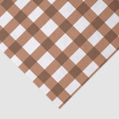 Brown Gingham Tissuepapier (Detail)