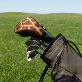 Brown Giraffe Print Golfheadcover