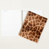Brown Giraffe Print Planner (Display)
