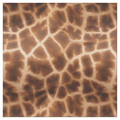 Brown Giraffe Print Stof (Close Up)