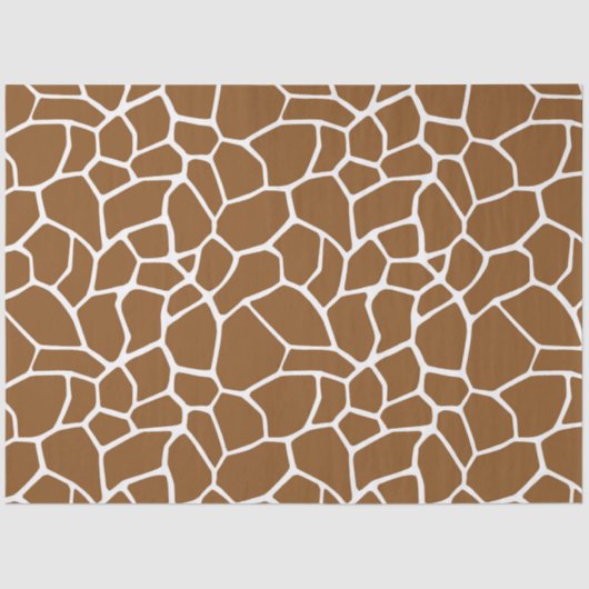 Brown Giraffe  Tissuepapier (Voorkant)