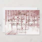 Brown Glitter zal je mijn uitnodiging zijn. (Voorkant)