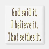 Brown God zei het Magneet (Voorkant)