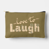 Brown Gold & Cream Large Text With Flowers Etui (Voorkant)