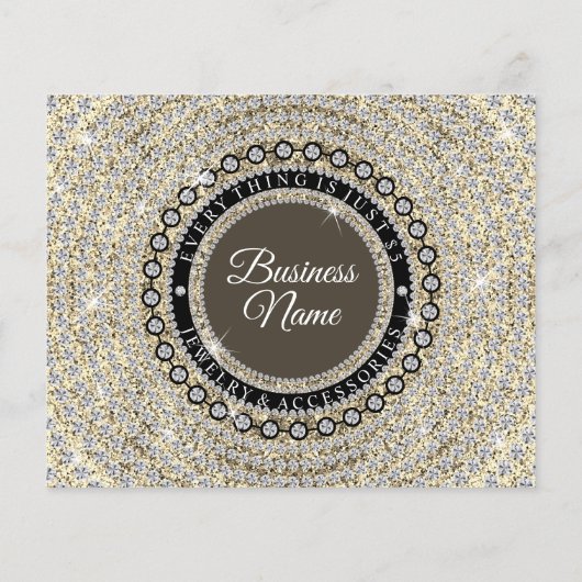 Brown Gold Diamond bedankt u voor uw opdracht, juw (Achterkant)