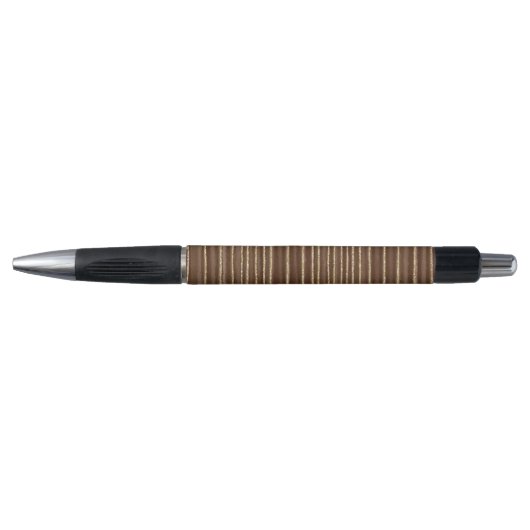Brown Gold Stripes   Pen (Voorkant)