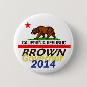 BROWN Governor 2014 Button (Voorkant)