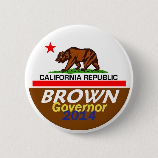 BROWN Governor 2014 Button (Voorkant)